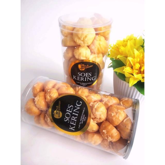 

Kue soes kering premium/ kue kering soes keju _apple donut