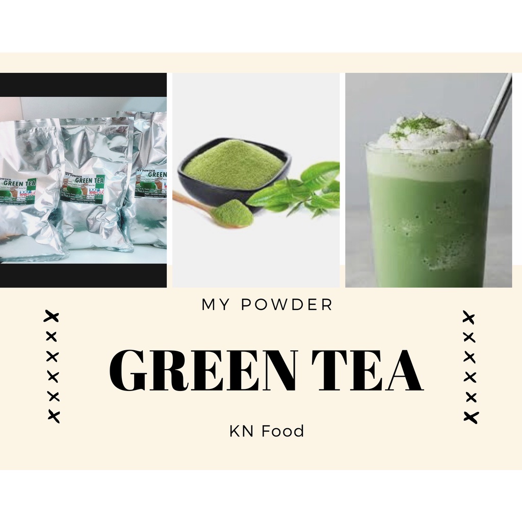 

Powder Green Tea Regular 1kg Bubuk Minuman