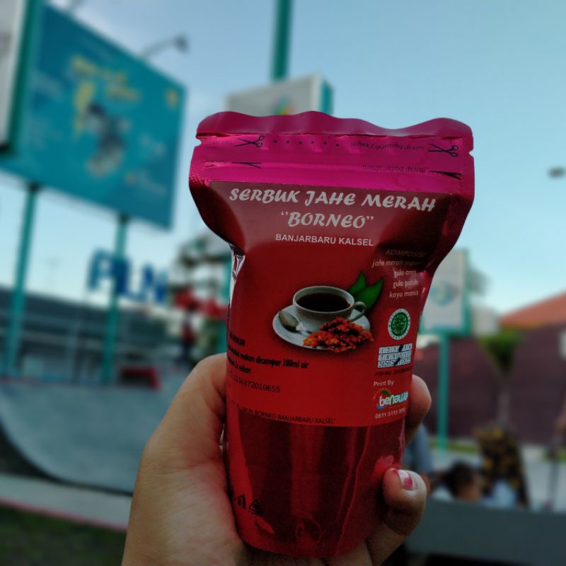 

Serbuk jahe merah borneo 100grm isi 10 pcs khusus reseller malang