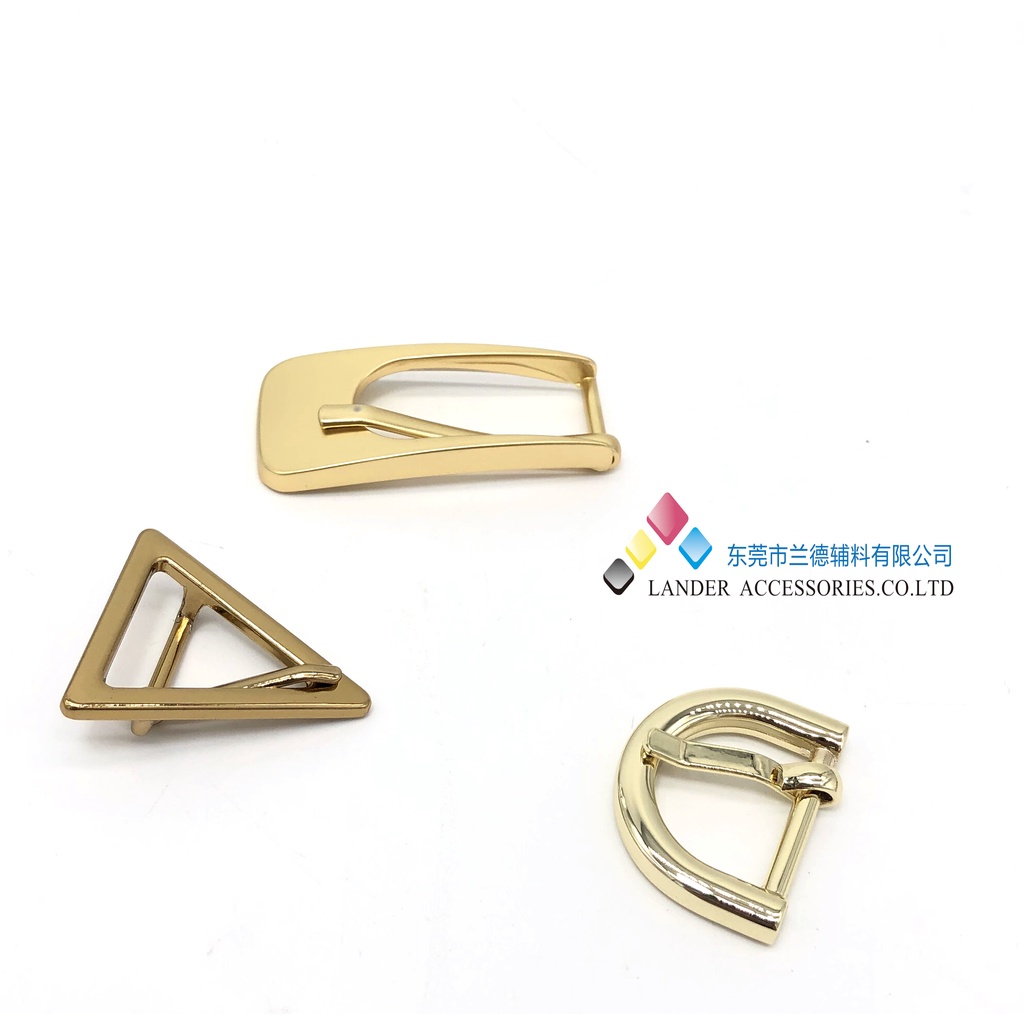 Lander Head Belt Buckle / Kepala Sabuk Wanita / 210830-B / Shiny Gold / 20mm