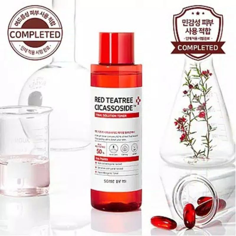 SOME BY MI SOMEBYMI RED TEA TREE TEATREE Cicassoside Final Solution Toner 150ml
