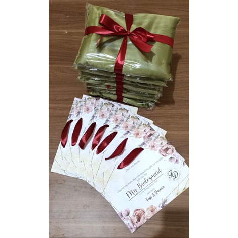 KAIN BRIDESMAID MURAH FREE PAPERBAG/BOX
