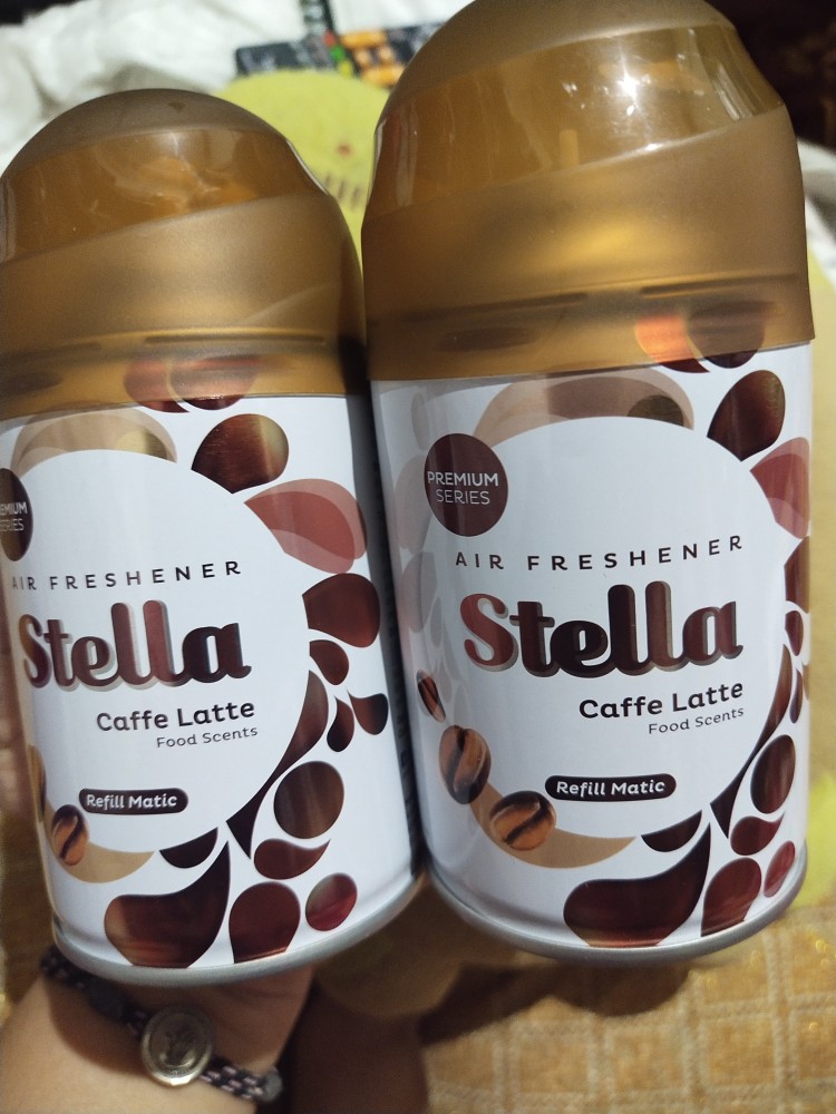 Nabawi Store. Stella Matic Refill Caffe Latte 2 X 225 Ml. Paket Hemat.