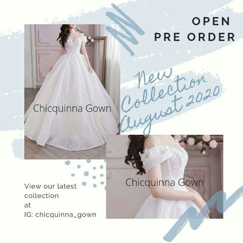 pre order gaun pengantin murah baju pengantin mewah wedding dress new design import