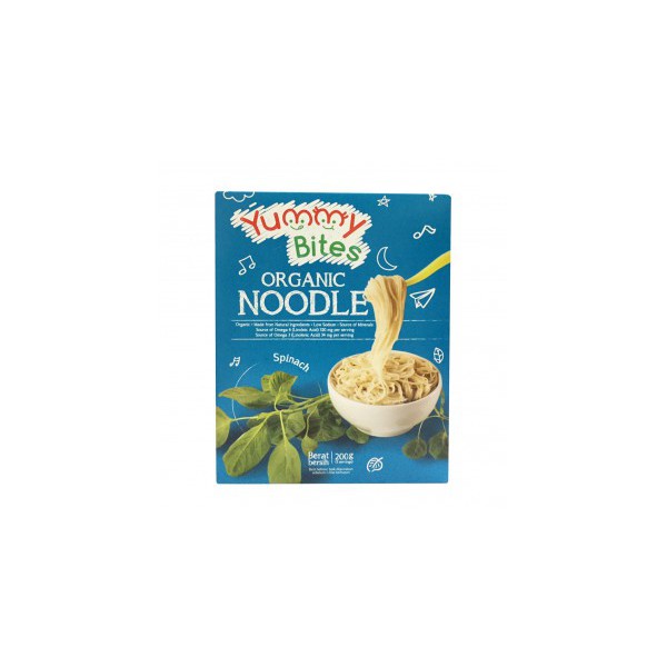 Yummy Bites Organic Noodle Mie MPASI Bayi Organik 200 gram (Ready Varian Rasa)