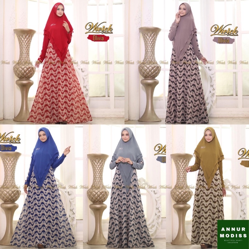 Olivia Set Syari Original By Wwiek Muslimah
