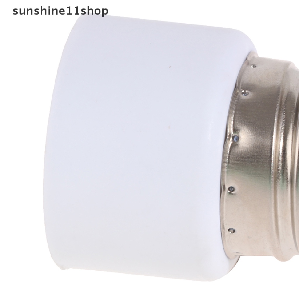 Sho Adaptor Dasar Bohlam Lampu E27 220V Plug US / EU Bahan ABS Warna Putih