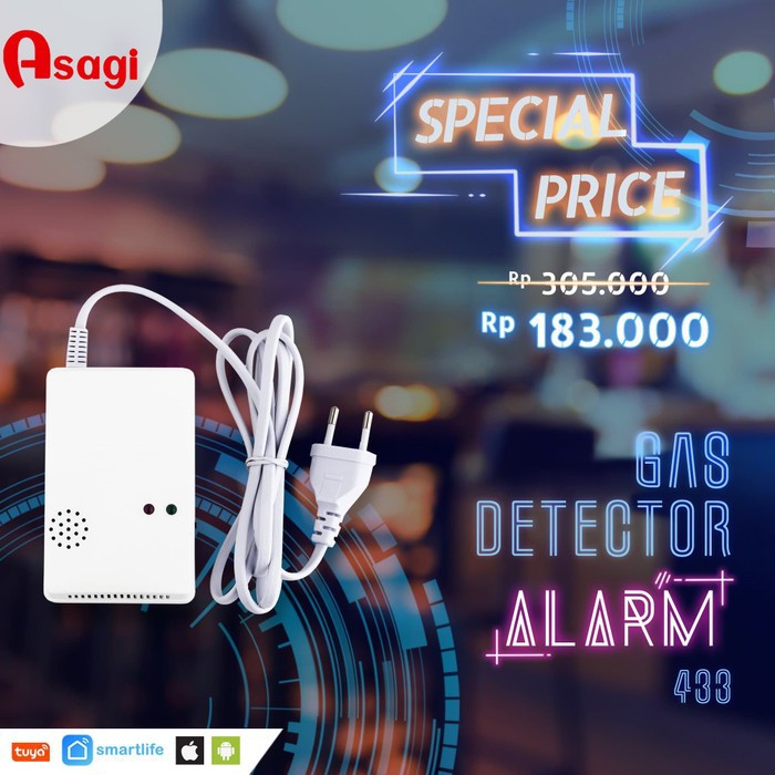 Asagi Gas Detector for Asagi Wireless Alarm System