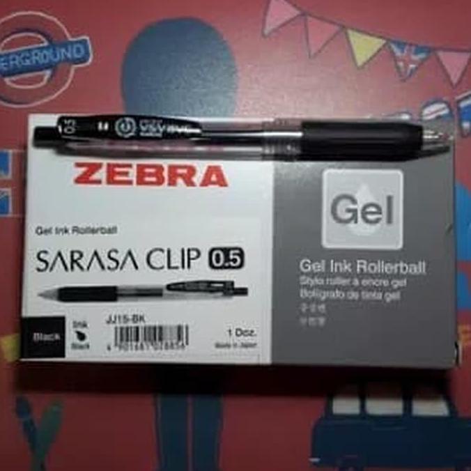 

Pulpen GEL Sarasa 0.5 hitam /pack