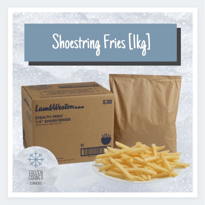 

[1kg] Shoestring Fries (Lamb Weston Repack)