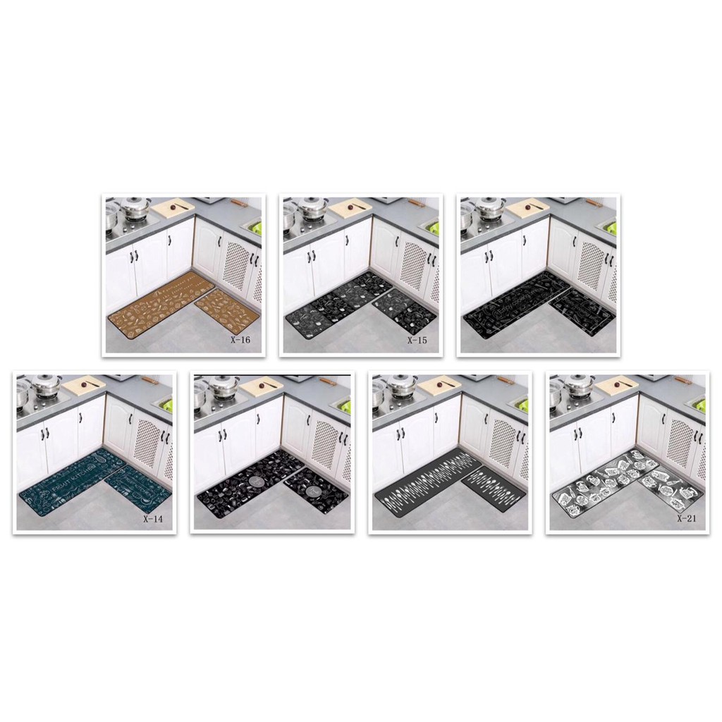 Keset Dapur Kaki Pintu Kamar Antislip PREMIUM Door Mat Trendy SET NJ61