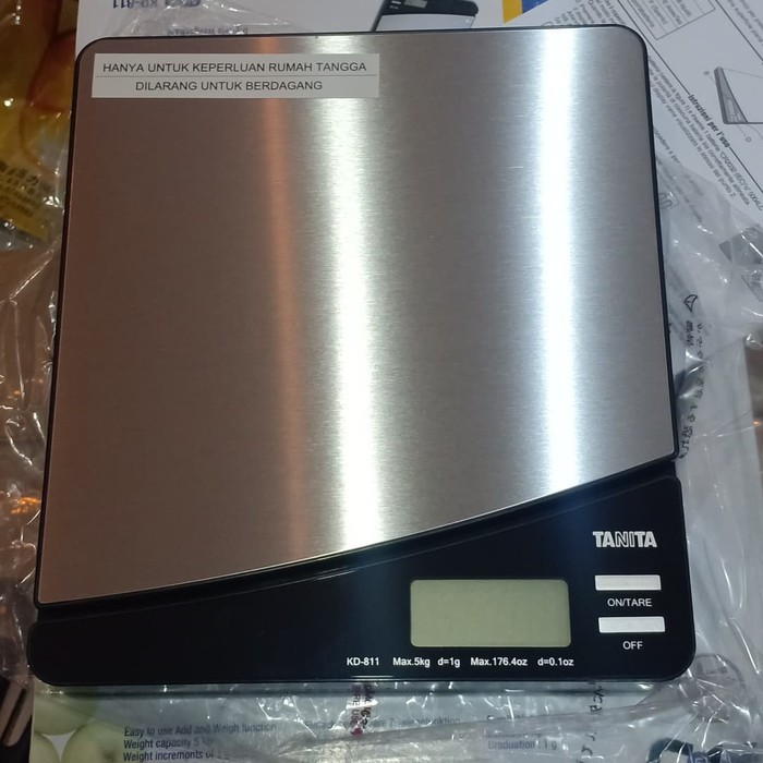 TANITA KD 811 / KD811 TIMBANGAN DIGITAL KUE DAPUR STAINLESS 5 KG TERMURAH