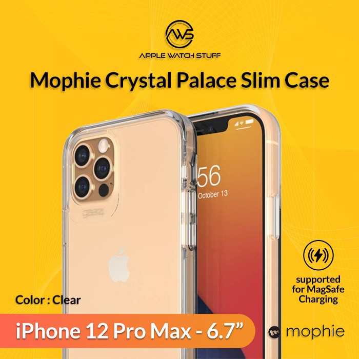 Mophie Crystal Palace Slim Case for iPhone 12 Pro Max 6.7 inch Clear