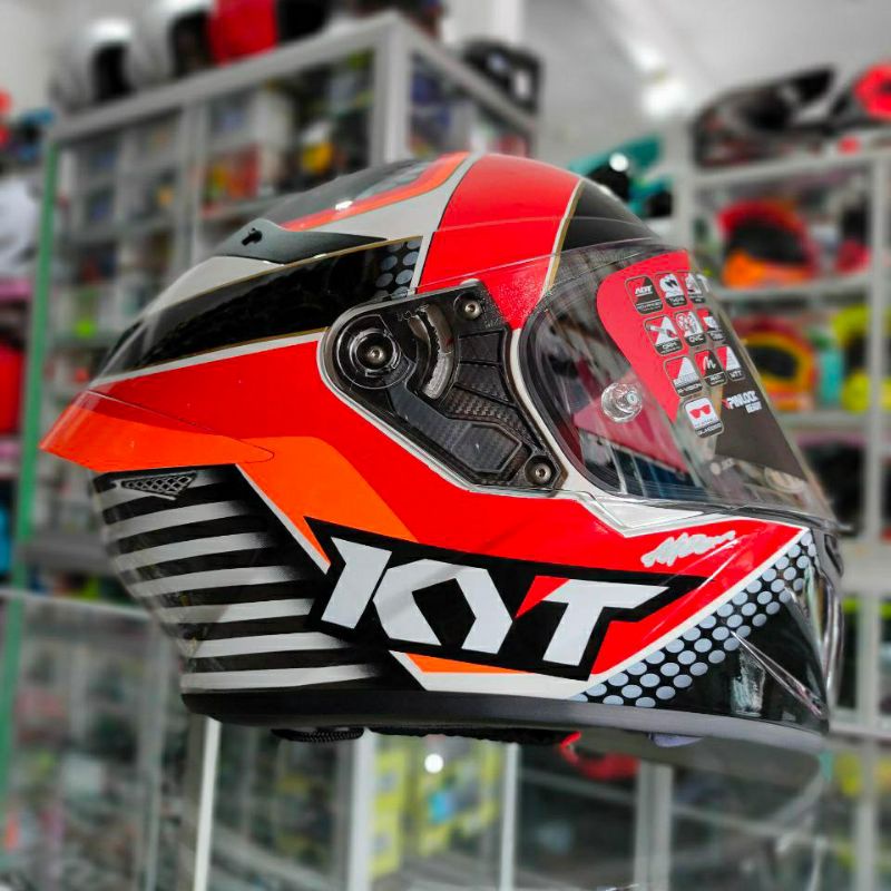 Helm Kyt TT Course Carbon Pirro Replica Fullface Original