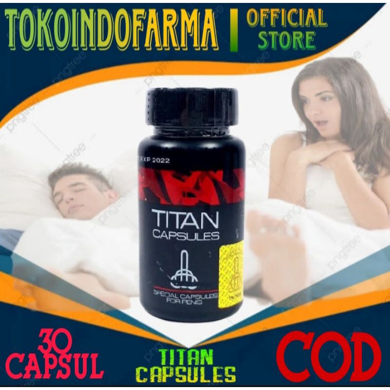 TITAN CAPSULE ASLI ISI 30 CAPSUL ORIGINAL 100% HERBAL BERKUALITAS