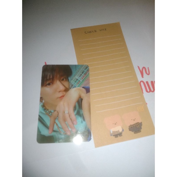 photocard jeno hello . hello future