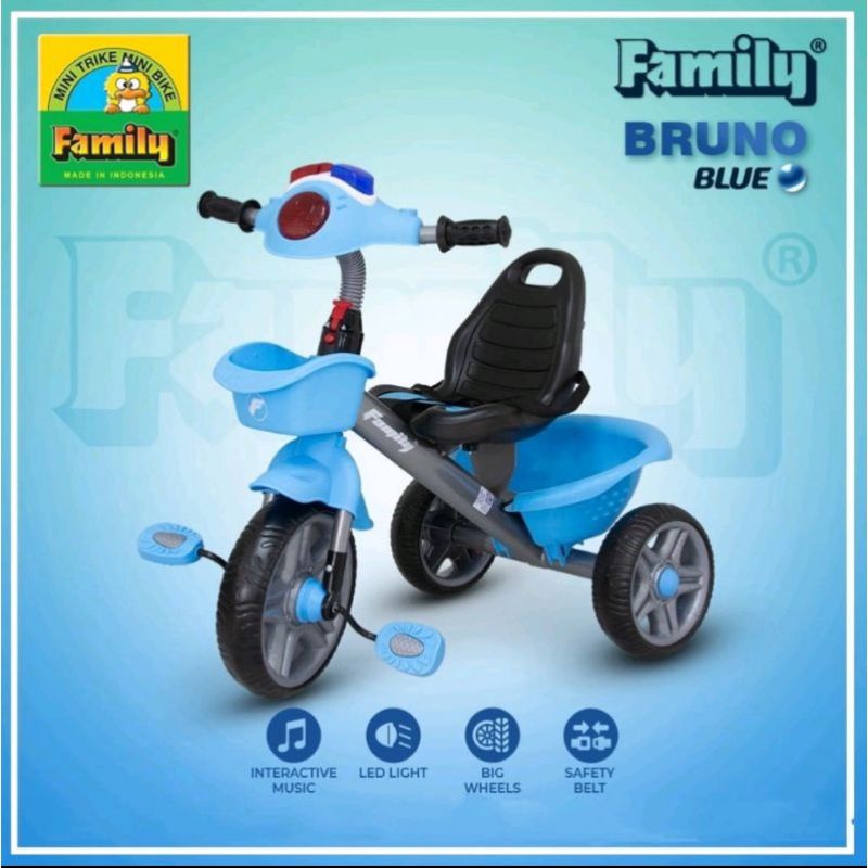 Sepeda BMX roda tiga balita Family Bruno