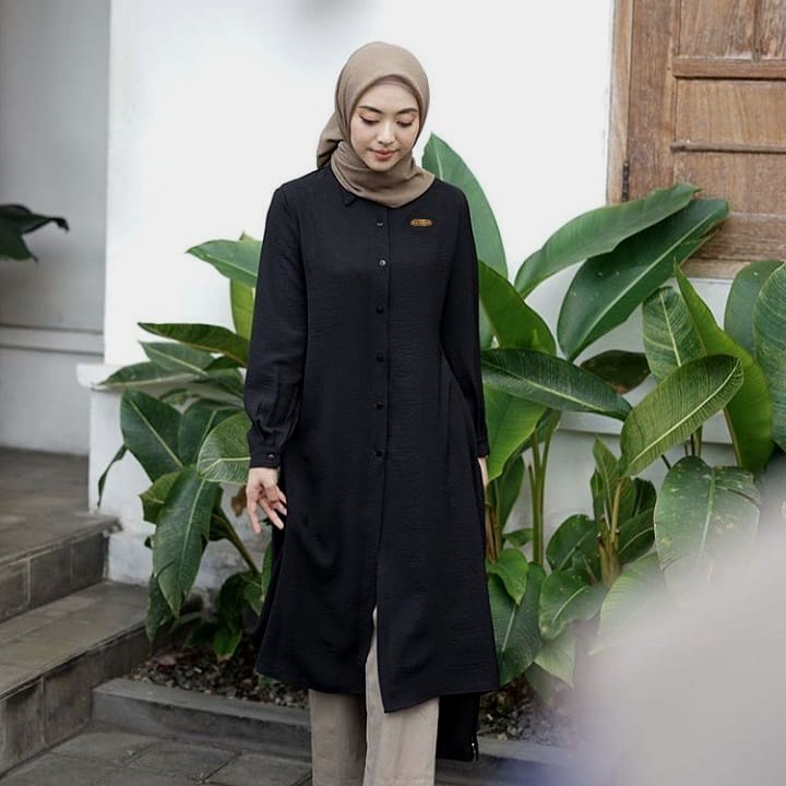 LONG TUNIK AISYA/OUTER/ATASAN WANITA/BY.DANL