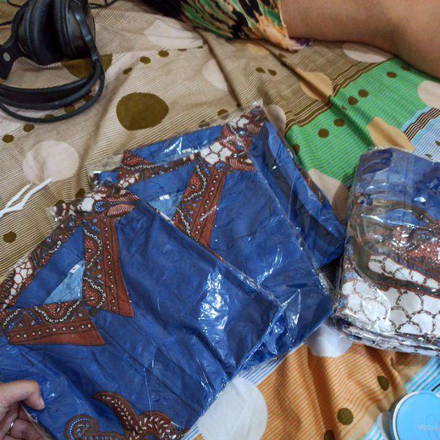 Bswart Batik Hrb026 Kenongo Hem Pendek Padi Pekalongan M L Xl Batik Pria Murah Modern Grosir