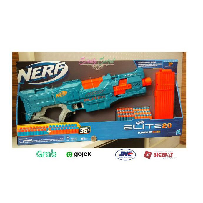 Mainan Anak Nerf Elite 2.0 Turbine Cs-18 Original New Rapidstrike Ahmad_Storeid88