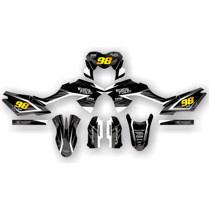 decal klx.stiker full body klx bf/D-TRACKER.KLX G
