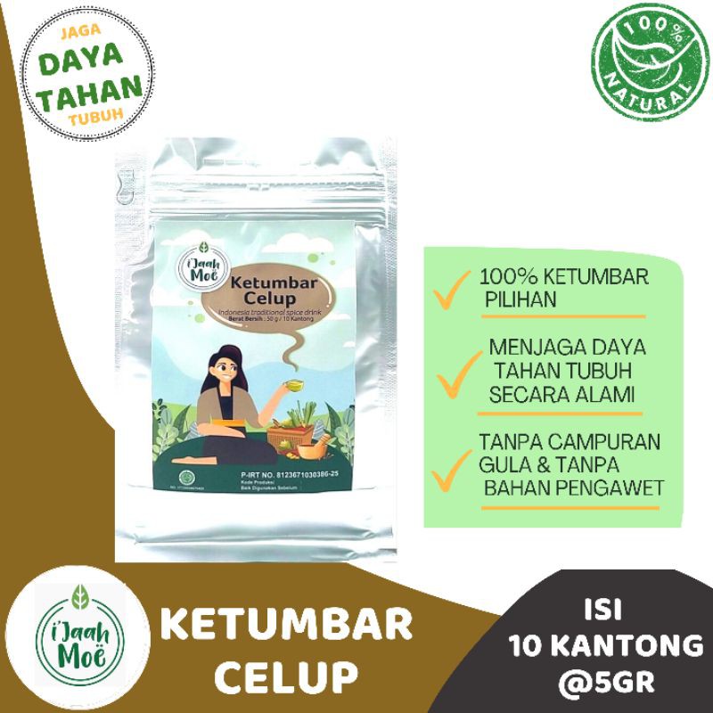 

I'jaah Moe Ketumbar Celup 50gr