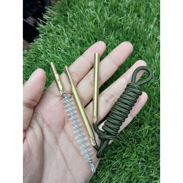 Lantak Tali Sikat Pembersih Laras Senapan