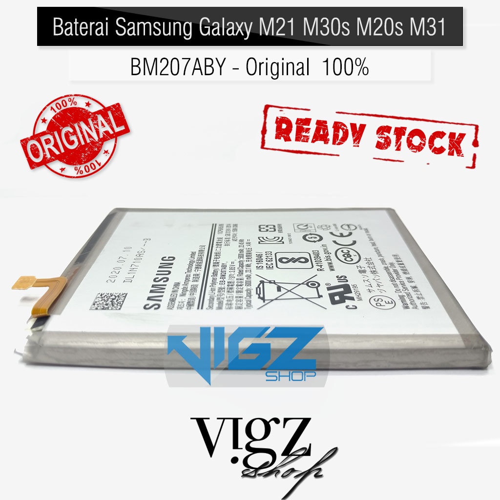 Baterai Samsung Galaxy M21 M30s M20s M31 EB-BM207ABY Original 100%