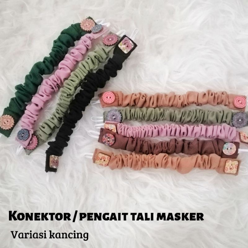 Konektor Masker Hijab | Pengait Masker Kain Hijab