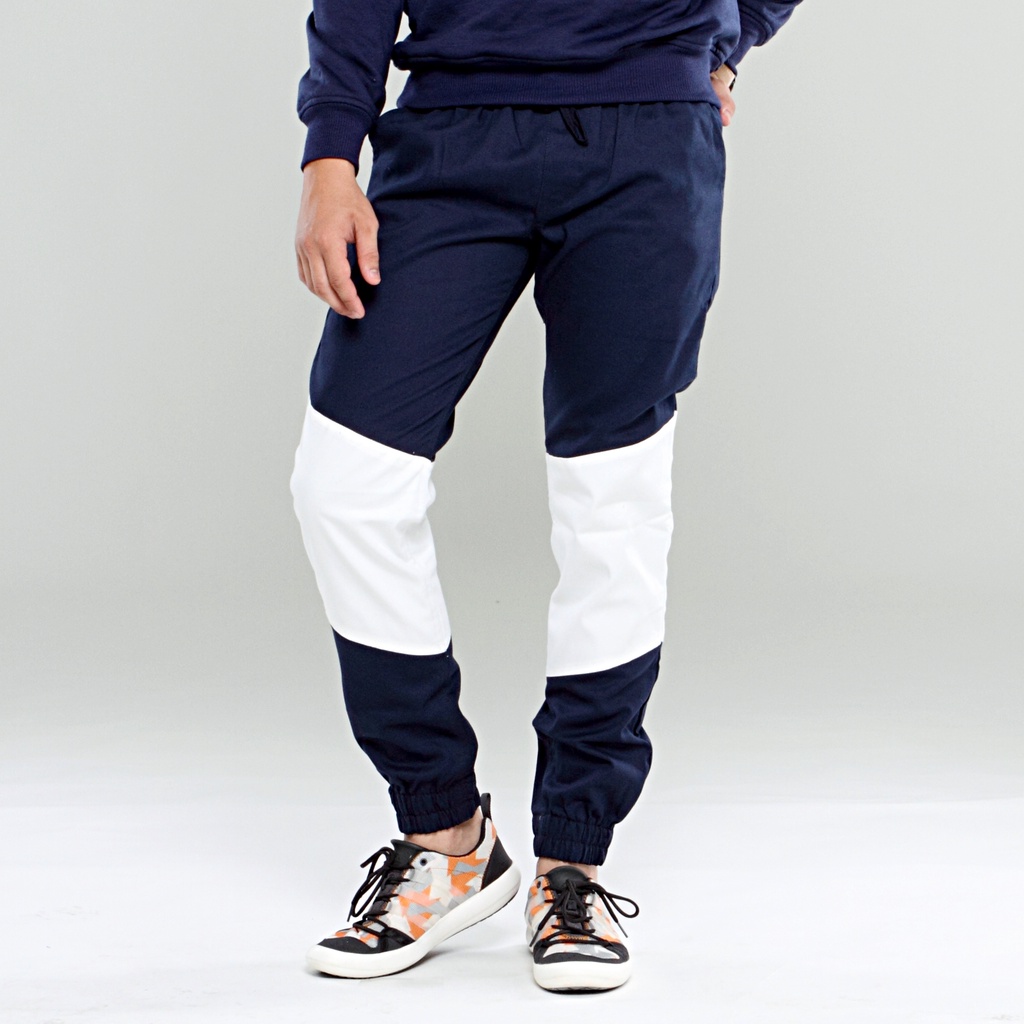 Celana Panjang Pria Jogger Pants 3 warna Joger Pants Big Size (Navy)