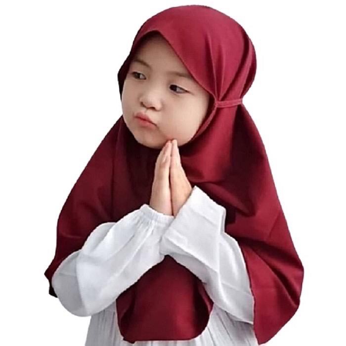 Jilbab Instan Anak Hijab Bergo Anak 2-7thn