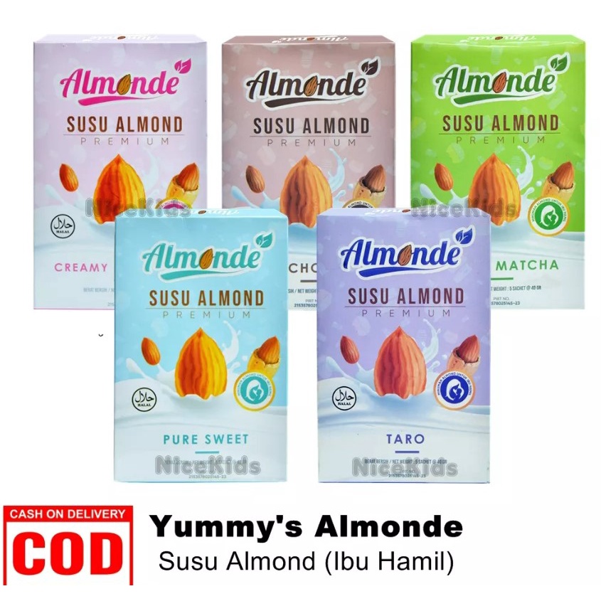 BEST SELLER Almom Booster Milk Powder Yummy Pelancar ASI Booster / almonde / kukimond Asi Booster lemom booster tea halal