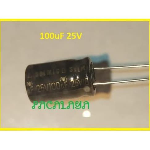 100Uf 25V Elna Audio Silmic Ii Black Original Mojav22 Murah