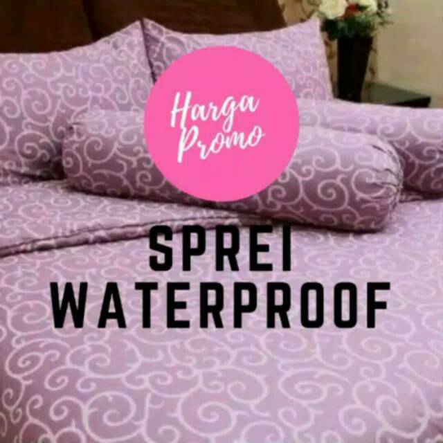 STAR9 - Seprei Waterproof / sprai Anti Air /sprei Anti Ompol Motif Ukir-1