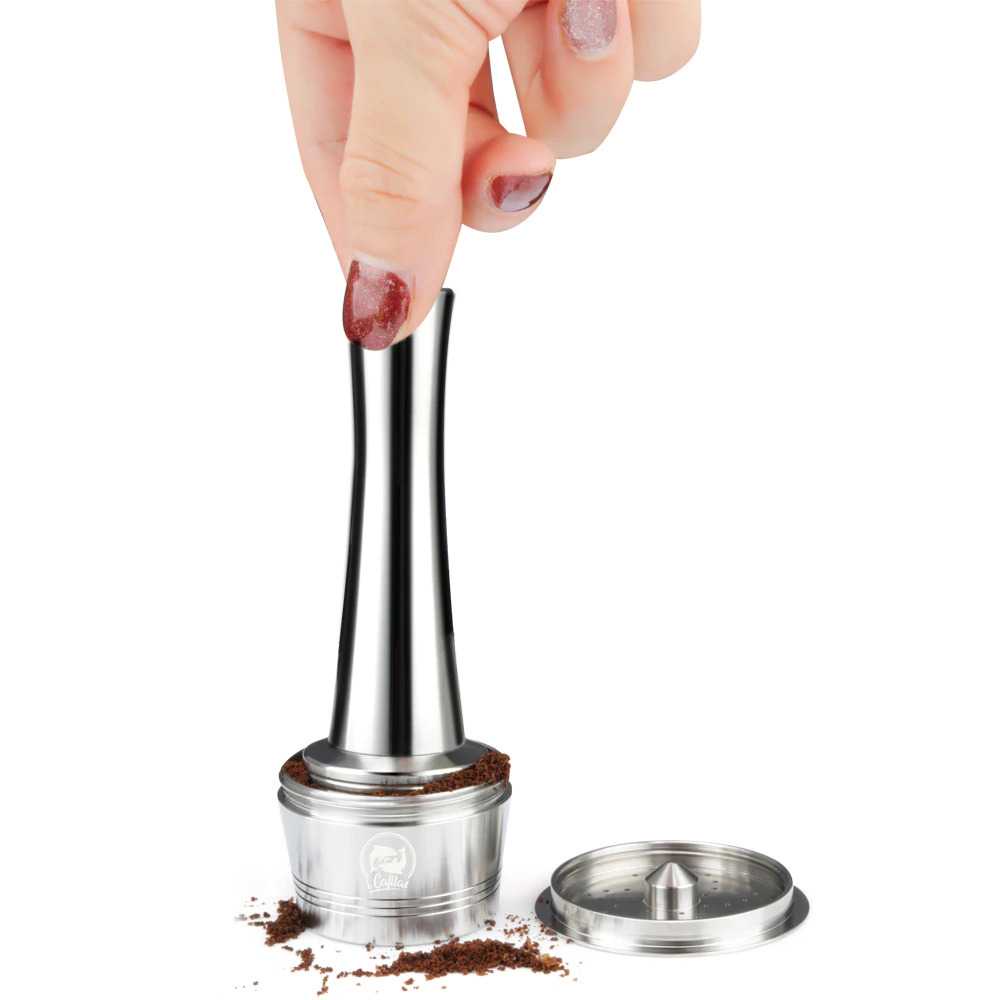 ICafilas Refillable Capsule Stainless 1PCS for Caffitaly Tchibo