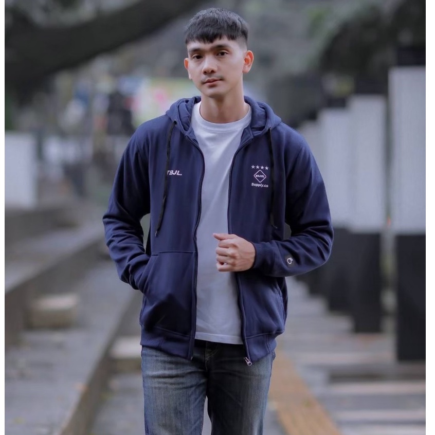 Jaket Sweater Hoodie Zipper Oversize Big size Jumbo Besar XL XXL Korean Style Fleece