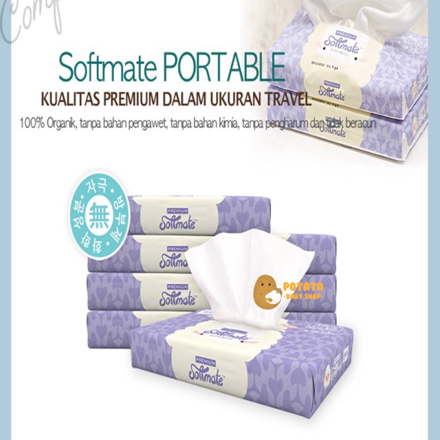 Softmate Portable / Tissue 2in1 Korea Isi 30lbr