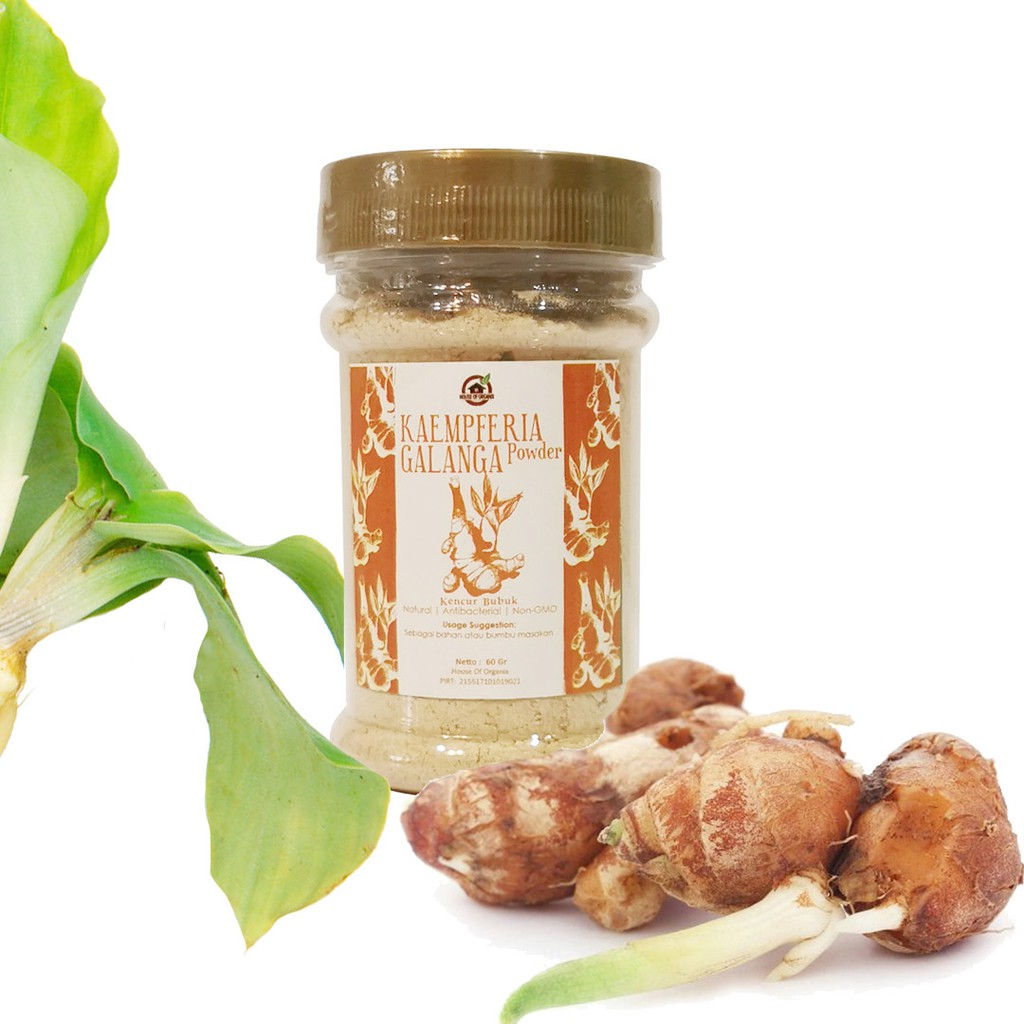 

House Of Organix Kaempferia Galanga Powder / Kencur Bubuk 60Gr