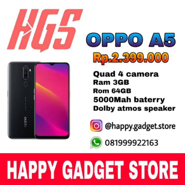 OPPO A5 ram 3/64GB