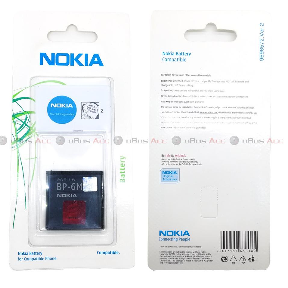 LANGSUNG ORDER ㊊ Baterai Nokia N73 music edition N77 N93 BP6M BP-6M Original Batre Batrai HP ☀