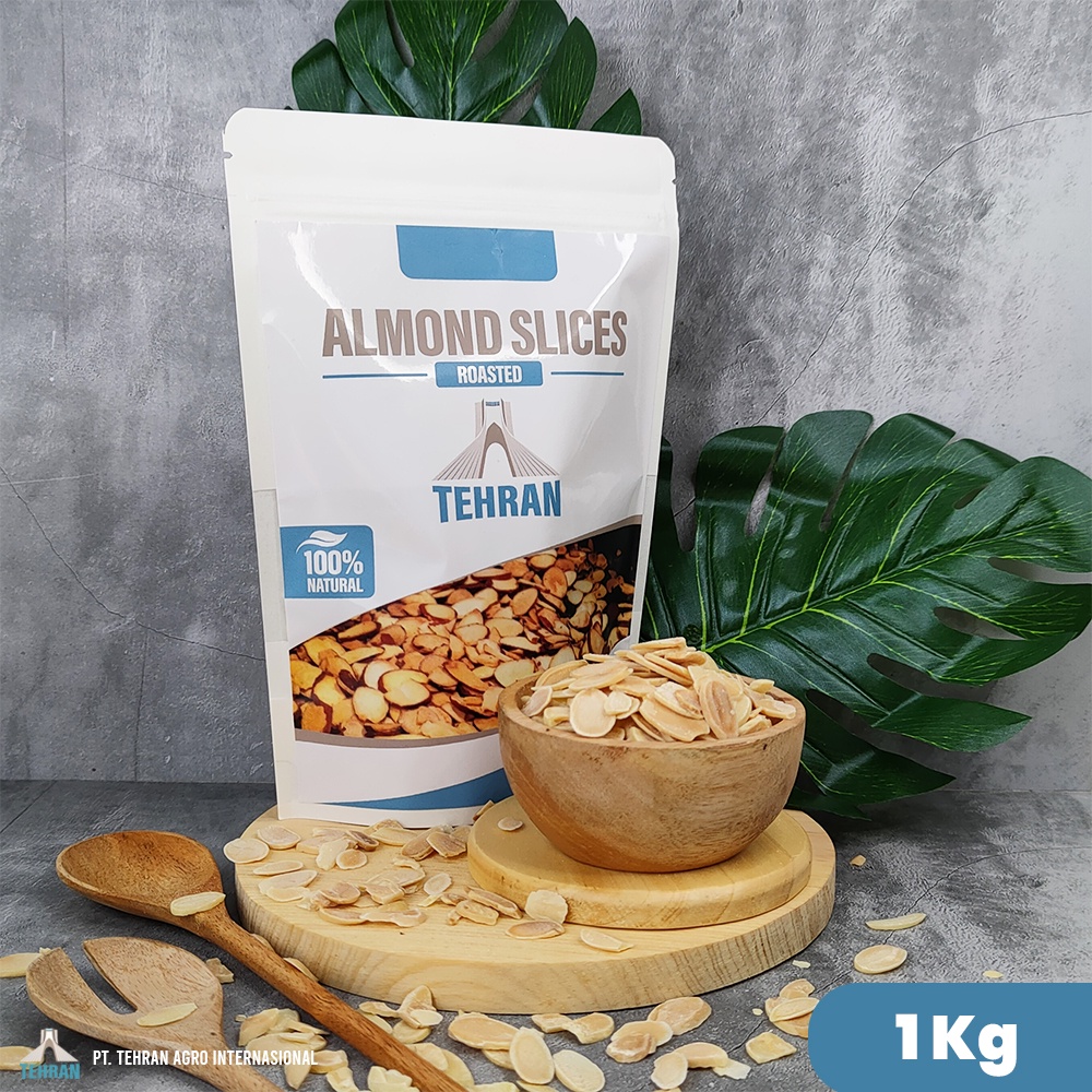 

1kg - Roasted Almond Sliced | Kacang Almond Iris Panggang