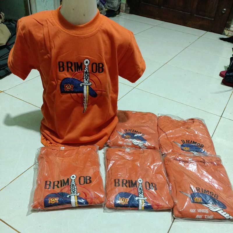 STELAN KAOS ANAK2  BRIMOB NGABISIN STOK AJA MURAH