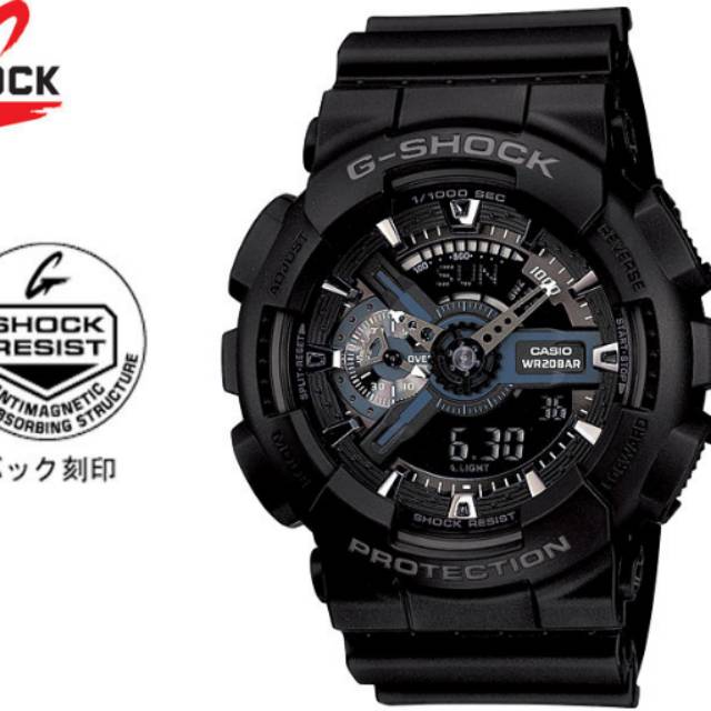 

Gshock GA110 rubber hitam incl Box & manual book & paper bag.jpg