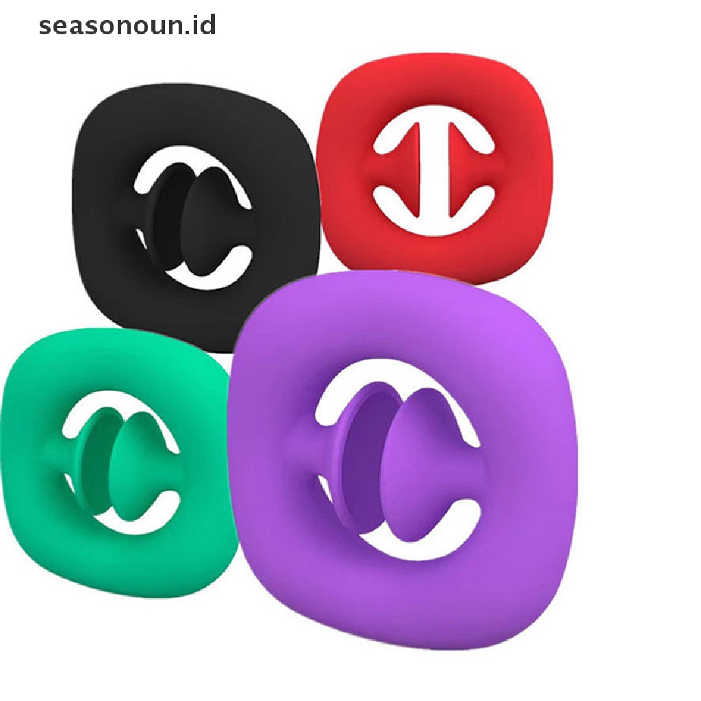 【seasonoun】 Anti Stress Finger Hand Grip Stress Reliever Fidget Toy Pop It Toy Dropshipping .