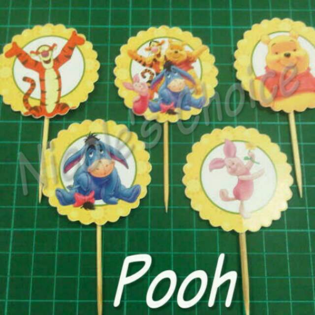 

Cupcake toppers winnie the pooh