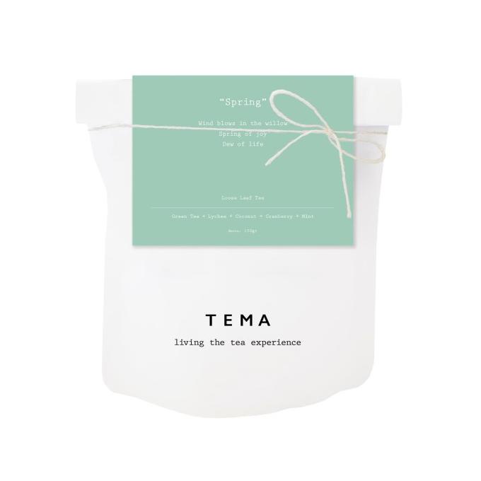 

[COD] TEMA Tea Large Pouch - Spring / Lychee Green Tea - 150gr [COD]
