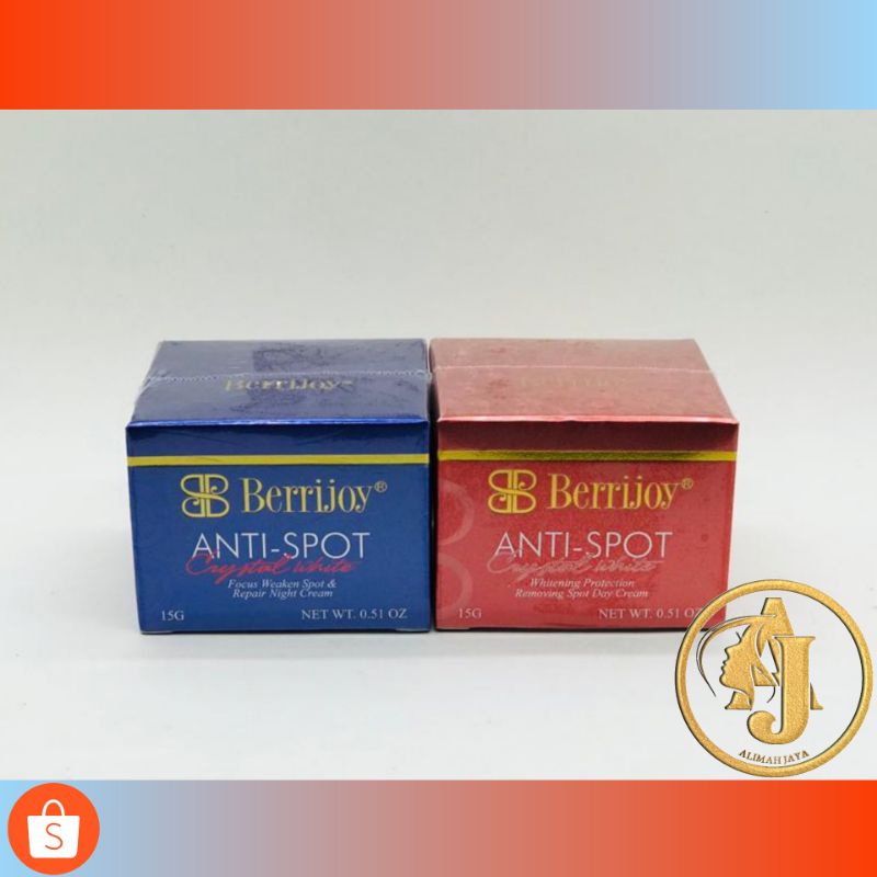 Berrijoy Anti Spot Krim Siang dan Malam