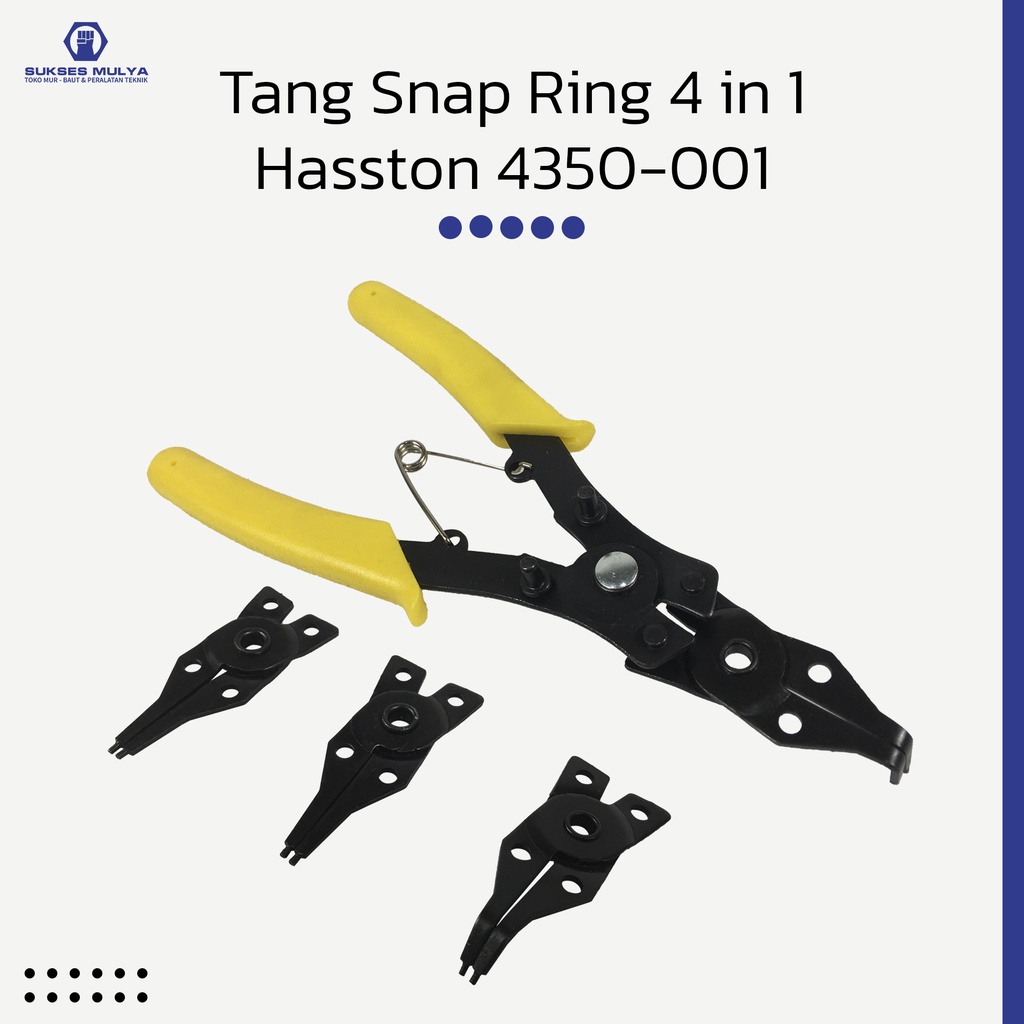 Tang snapring 4in1 tang spi circlip plier set tang spi 4 in 1 tang ver