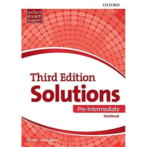 

Solutions : Pre-Intermediate (Third Edition) - Workbook (Oxford)