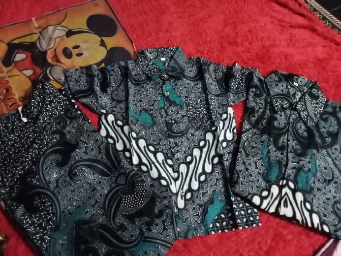 Batik Couple Keluarga Terbaru - Sania Ruffle Ori Ndoro Jowi Garansi Termurah Shopee Dimensi Abu